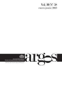 Argos Vol. 30 Nro. 58 / 2013