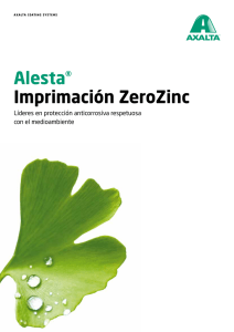 ZeroZinc folleto - Axalta Coating Systems