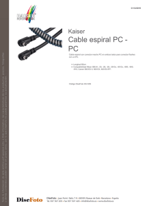 Cable espiral PC - PC