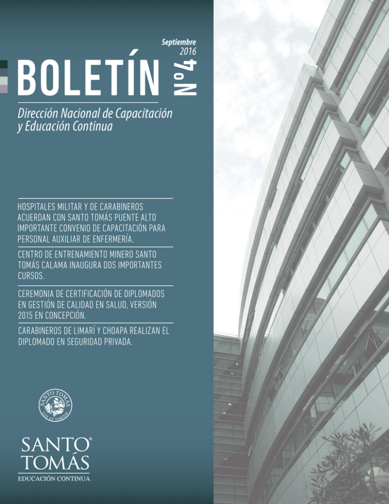 Bolet n Informativo N 4 Capacitaci n Y Educaci n Continua