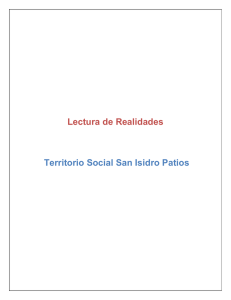 Lectura de Realidades Territorio Social San Isidro Patios