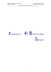 formulario 4: Elasticidad Lineal