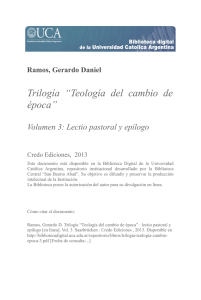 Trilogía Teología del cambio d eépoca Vol. 3