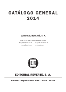 catálogo general 2014
