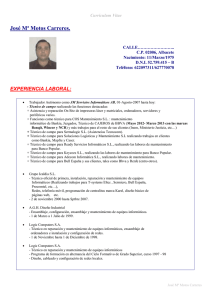José Mª Motos Carreres - JM Servicios Informáticos