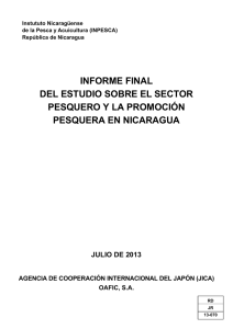 informe final del estudio sobre el sector pesquero y la promoción