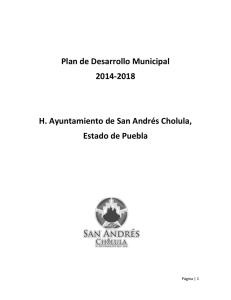 Plan de Desarrollo Municipal Vesión Completa 2014