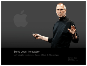 Steve Jobs: innovador