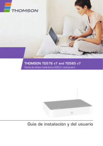 Manual del fabricante TG 585v7 español