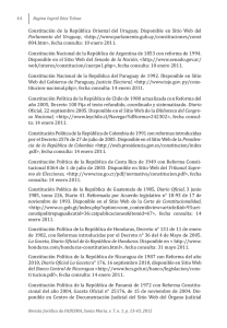 Constitución de la República Oriental del Uruguay. Disponible en