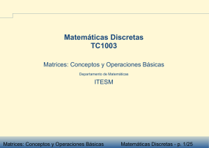 Matrices: Conceptos