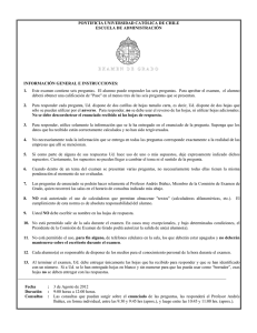 2º semestre 2012 - Pontificia Universidad Católica de Chile