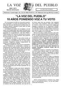 LA VOZ DEL PUEBLO - PVISCM.es