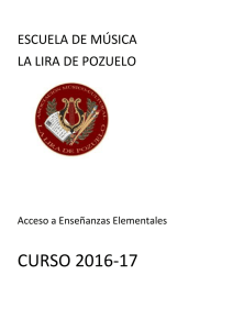 curso 2016-17 - "La Lira" de Pozuelo