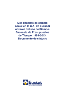 Dos décadas de cambio social en la CA de Euskadi a través del uso