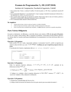 Examen de Programación 3 y III (12/07/2010)
