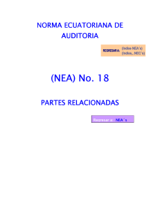 (NEA) No. 18 - Colegio de Contadores Bachilleres y Públicos del
