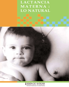 lactancia materna : lo natural - Consulta en la calle Jesús 31 pta 1