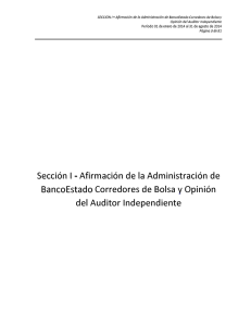 Informe Auditores Externos Servicio Custodia de