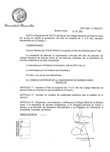 resolución - Universidad de Buenos Aires