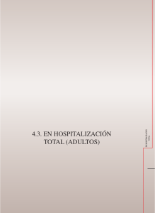 TOTAL (ADULTOS) 4.3. EN HOSPITALIZACIÓN