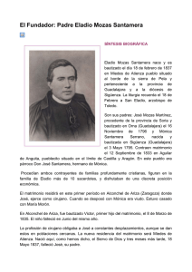 El Fundador: Padre Eladio Mozas Santamera