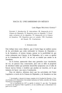 Hacia el unicamerismo en México