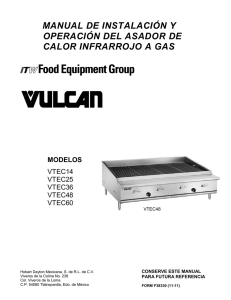 Manual de instalacion y operacion VTEC60