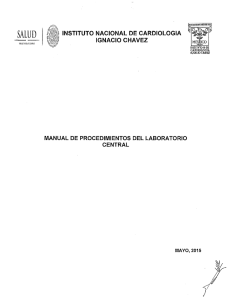 Manual de Procedimientos del Laboratorio Central