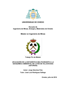 UNIVERSIDAD DE OVIEDO Máster en Ingeniería de Minas
