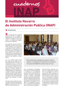 El Instituto Navarro de Administración Publica (INAP)