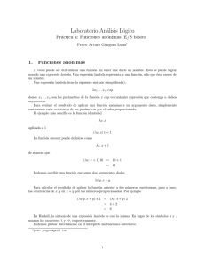 Laboratorio Análisis Lógico