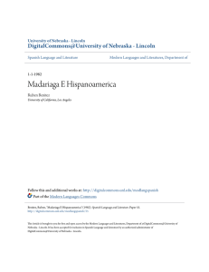 Madariaga E Hispanoamerica - DigitalCommons@University of