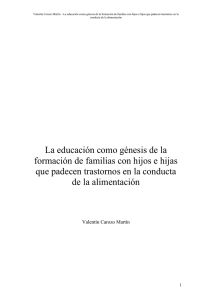 La educación como génesis de la formación de familias con hijos e