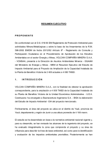 REj EIA VOLCAN 4M - Ministerio de Energía y Minas
