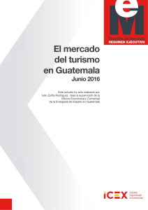 Resumen Ejecutivo Estudio de mercado del Sector Turismo 2016
