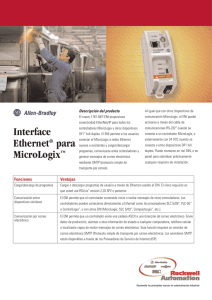 1761-PP002A-ES-P, Interface Ethernet para MicroLogix