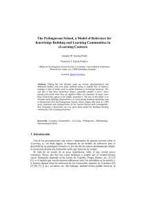 The Pythagorean School, a Model of Reference for - CEUR