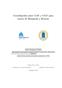 Coordinación entre UAV y UGV para tareas de Búsqueda y Rescate