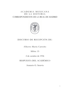 Alberto María Carreño - Academia Méxicana de la Historia