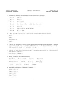 Cálculo infinitesimal Grado en Matemáticas Curso 2014/15
