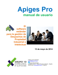 manual de usuario - Grupo 10 Empresarial Ip Software SLU
