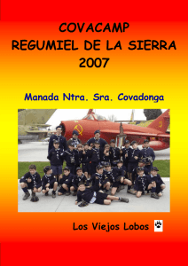 Dossier 2007 – Regumiel - Guias y Scouts de Europa