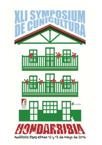 Programa Symposium Hondarribia 2016