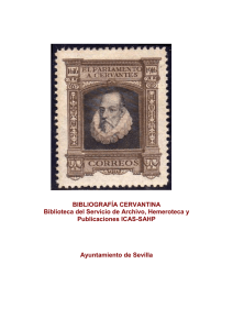 Bibliografía Cervantina - Archivo de hemerotecas y publicaciones