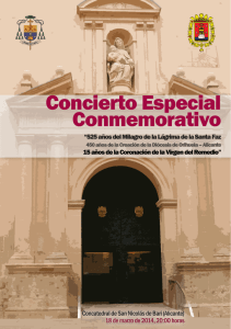 programa - Concatedral San Nicolás de Alicante