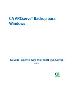 Guía del Agente para Microsoft SQL Server de CA ARCserve