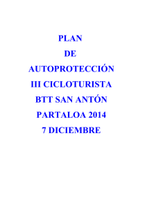 Plan Autoprotección Partaloa 2014