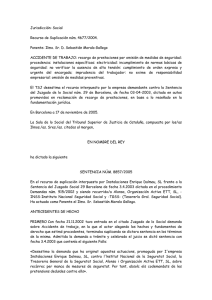 Jurisdicción: Social Recurso de Suplicación núm