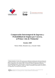 Comparación Intertemporal de Ingresos y